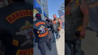 The Bandidos Mc National Run 2022 Roses Beach Girona Spain 9 [upl. by Rollie]