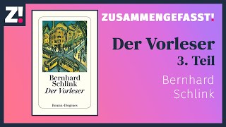 Der Vorleser Teil 3  Bernhard Schlink  Der Roman auf Deutsch Zusammengefasst [upl. by Astto466]