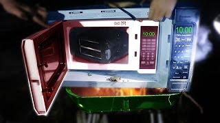 Grilling A Microwave Microwaving A Microwave Microwaving A Toaster Toasting An Iphone Watching Micro [upl. by Ased]