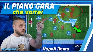 PRONOSTICO con SORPRESA FINALE 👀 Napoli Roma andrà cosi 🔵 eFootball [upl. by Anibla]