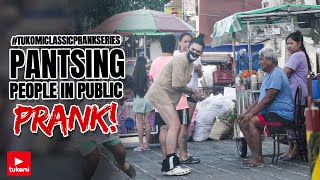 Pantsing People In Public Prank Part 2  Tukomi TukomiClassicPrankSeries [upl. by Austine]