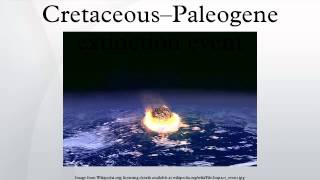 Cretaceous–Paleogene extinction event [upl. by Natelson781]