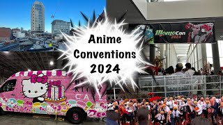 My Favorite Anime Conventions So Far 2024  Badge Review [upl. by Notsnarc]