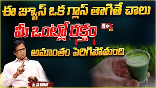 Increase Hemoglobin  How To Improve Hemoglobin Level In Telugu  Dr SA Kumar NoxTVHealth [upl. by Fonsie]