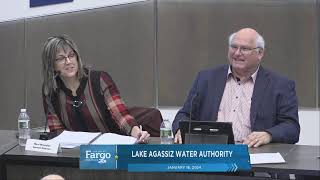 Lake Agassiz Water Authority  01162024 [upl. by Annoerb]