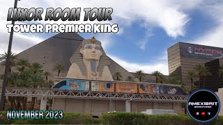 Luxor Hotel amp Casino  Las Vegas  Tower Premier King Room Tour  November 2023 [upl. by Petta625]