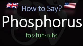 How to Pronounce Phosphorus CORRECTLY Meaning amp Pronunciation [upl. by Iolenta]