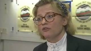 Anna Lindh S kommenterar planerna på att bygga Öresundsbron i mars 1990 [upl. by Rebhun]