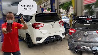 Myvi 2020 Tukar Ekzos Bunyi Golf Tapi Murah [upl. by Ecnirp248]