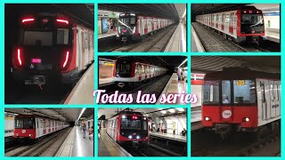 Metro de Barcelona Todas las series [upl. by Tenay]