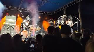 Kiss Alive Tribut Band in NC at the Carteret County Speedway 724 music rock cover band [upl. by Ecadnak]