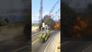 Israeli S500 Defense Strikes Down Iranian Missiles GTAv shorts gta5 [upl. by Ridgley]