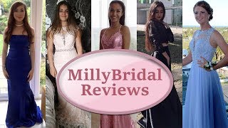 Top 10 Stunning Prom Dresses from MillyBridal  Customer Reviews [upl. by Saref998]