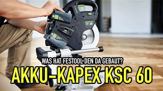 Die AkkuKappZugsäge KSC 60 von Festool  Mikes Toolshop [upl. by Atinel]