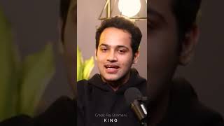 King  interview clips youtubeshorts hiphop podcastvideo rajshamani viralshort [upl. by Guinna]