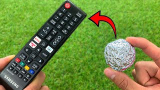 🔥🔥Even the Rich do it Place Aluminum Foil over your Remote Control and Marvel [upl. by Niala]