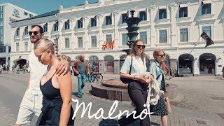 Malmö Sweden Walking Tour 4k July 2022 Tourist Attractions amp Best Places to Visit 🇸🇪 [upl. by Nnaillek240]