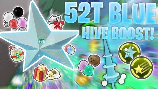 Insane 52T Blue Hive Honeyday Boost  Strexoh Bee Swarm Simulator [upl. by Anicul]