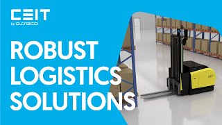 Asseco CEIT Forklift AGV Robust Logistics Solutions [upl. by Fleming]