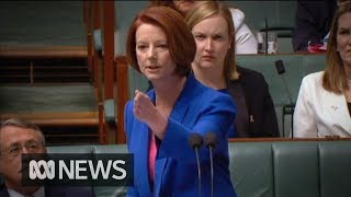 Julia Gillards misogyny speech in full 2012  ABC News [upl. by Bevers]