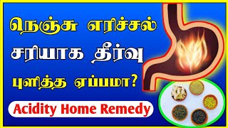 நெஞ்சு எரிச்சல்  Acidity home remedies  Nenju erichal  Tamil  Thanithuvamm [upl. by Aicemaj]