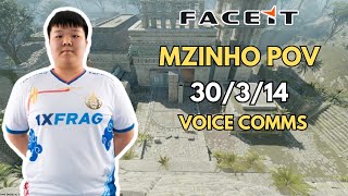 Mzinho POV  VOICE COMMS 30314 CS2 FACEIT September 28th 2024 [upl. by Ainehta67]