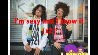 LMFAO Im Sexy And I Know It Lyrics YouTube [upl. by Kristofer]