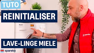 Comment réinitialiser une machine à laver MIELE  Mode SAV paramétrage et test [upl. by Ellenyl97]