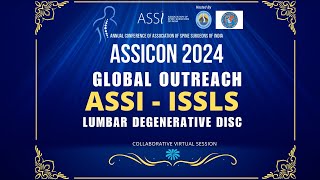 Assicon Global Outreach Program ASSI  ISSLS Session Lumbar Degenerative Disc [upl. by Felita800]