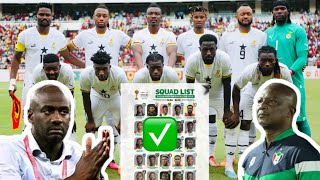 AFCON 2025 Qualifiers Black Stars Coach Otto Addo Unveils 25Man Squad to Take on Sudan [upl. by Hays]