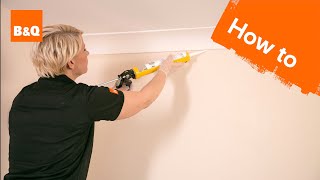 How to put up coving [upl. by Ardnasyl]