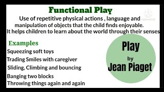 Types of play  Functional play  Cognitive play [upl. by Drescher]