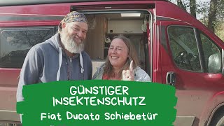 Insektenschutz in der Schiebetür für Fiat Ducato und Citroen Jumper Kastenwagen [upl. by Oinigih]