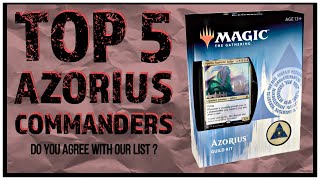 Top 5 Azorius MTG Commanders Do you agree with our List [upl. by Angelique]