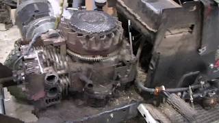 11 HP BRIGGS ENGINE VALVE JOB part 5 [upl. by Nashom]