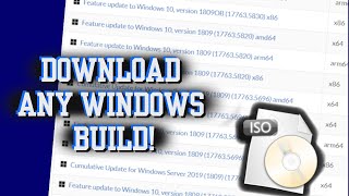 FREE Download ANY BUILD of Windows 10 11 from OFFICIAL Servers [upl. by Merri293]