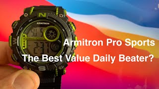 Armitron Pro Sports 408284 The Best Daily Beater [upl. by Zetnas434]