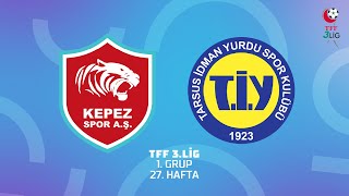 TFF 3 Lig 1 Grup  Kepezspor Futbol AŞ  Tarsus İdman Yurdu [upl. by Ebarta787]