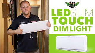 Leisure LED New RV LED Slim Ceiling Light Touch to Dim 20 x 65quot 1450 Lumens how to [upl. by Yanad]