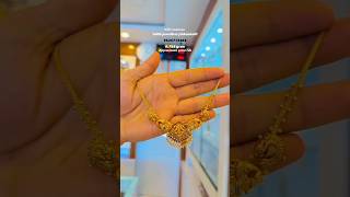 👌😍 Wow unique design gold necklace only 8 grams necklace viralvideo goldjewellerycollections [upl. by Noe]