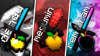 TOP 4 MELHORES TEXTURAS PARA PVP E FPS TEXTURAS LEVES PARA AUMENTAR FPS skywars e bedwars [upl. by Riplex527]