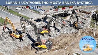 BÚRANIE MOSTA BANSKÁ BYSTRICA [upl. by Yenttirb]