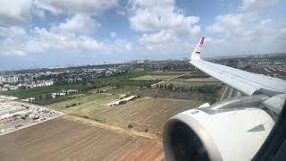 Arkia A321neo Landing in Tel Aviv [upl. by Skipp430]