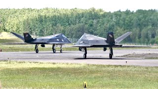 RARE F117 Nighthawks at Duluth [upl. by Proffitt]