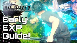 FINAL FANTASY 15  Beginners Cactuar EXP farm 6k per kill Windows Royal Edition [upl. by Anaehr335]