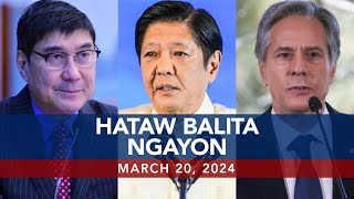 UNTV Hataw Balita Ngayon  March 20 2024 [upl. by Acinonrev]