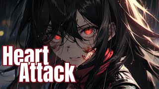 Nightcore  Spedup ↣ Heart Attack Metal Cover [upl. by Aramot]