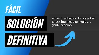 ¿Grub Rescue No más errores  Arreglo Definitivo en Minutos 🔥 [upl. by Sirrad]