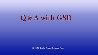 Q amp A with GSD 058 with CC [upl. by Towrey]