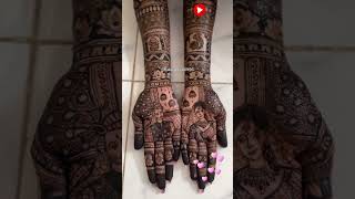 Unique Bridal Mehendi Wedding vibes 🥰subscribe shorts youtubeshorts sisterswedding [upl. by Ailices]